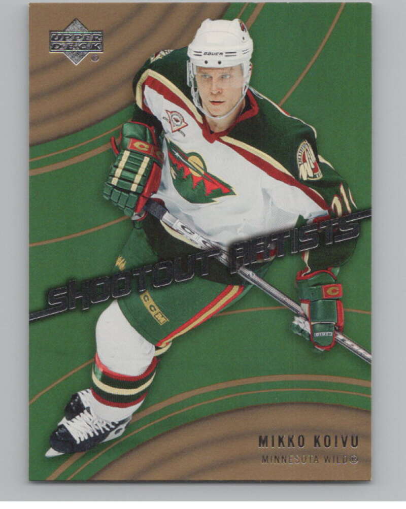 2006-07 Upper Deck Shootout Artists #SA7 Mikko Koivu  Minnesota Wild  V102228 Image 1