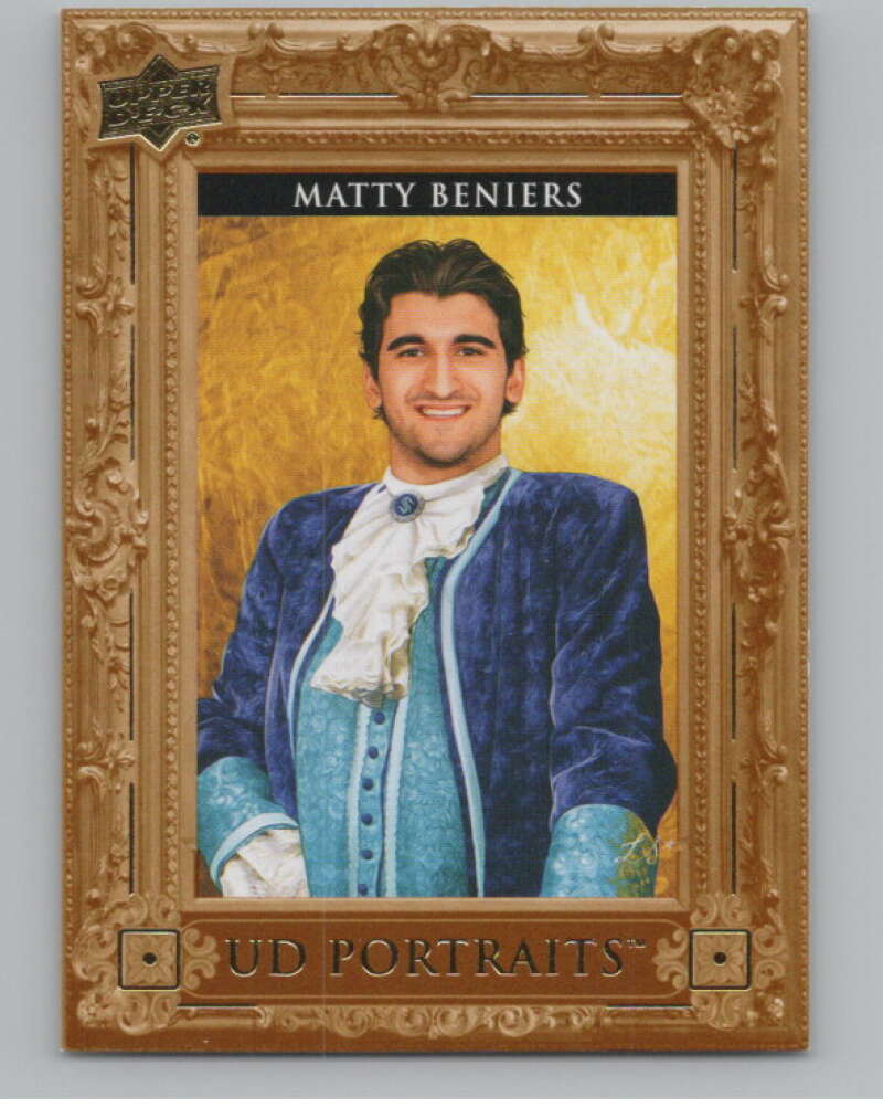 2023-24 Upper Deck UD Portraits #P-15 Matty Beniers  Seattle Kraken  V102230 Image 1