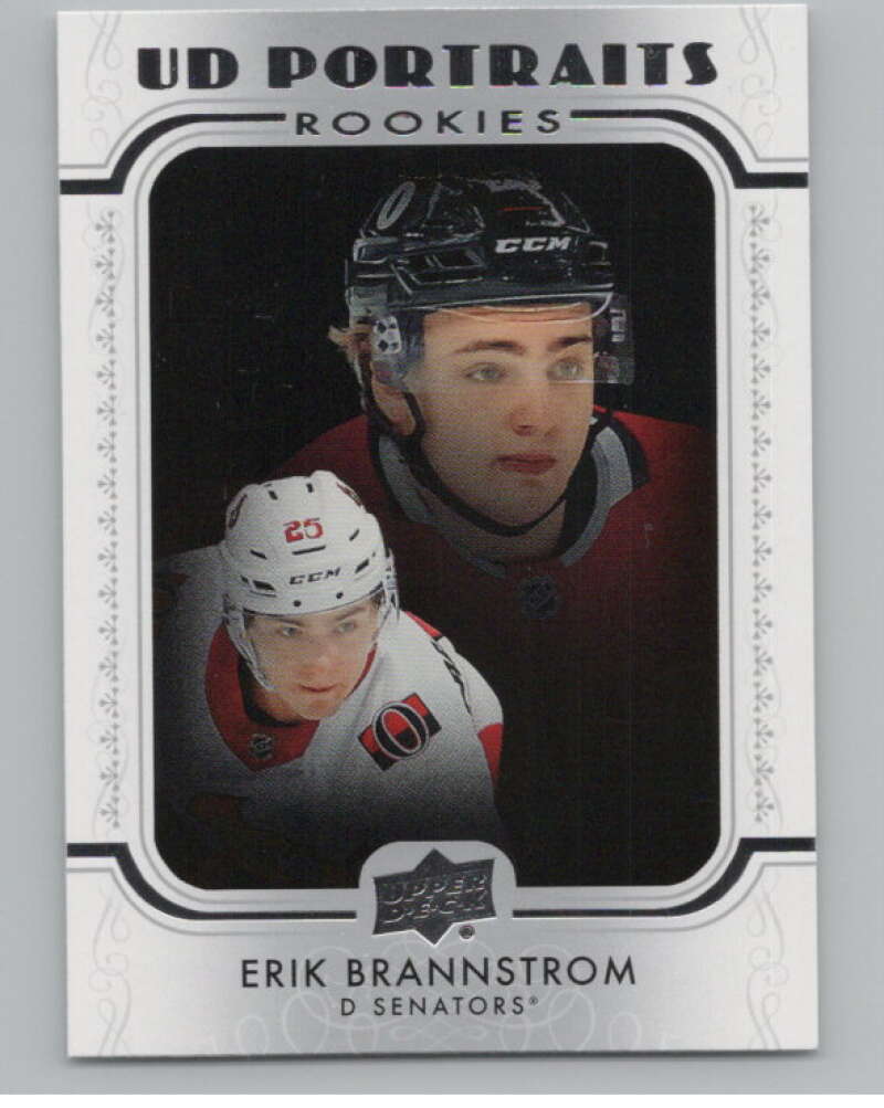 2019-20 Upper Deck Portraits #P-47 Erik Brannstrom  Ottawa Senators  V102241 Image 1