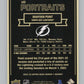2022-23 Upper Deck UD Portraits #P-5 Brayden Point  Tampa Bay Lightning  V102245 Image 2