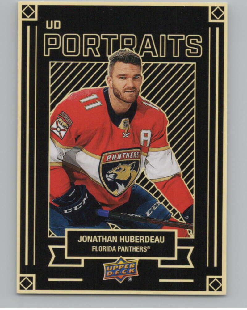 2022-23 Upper Deck UD Portraits #P-11 Jonathan Huberdeau Panthers  V102246 Image 1