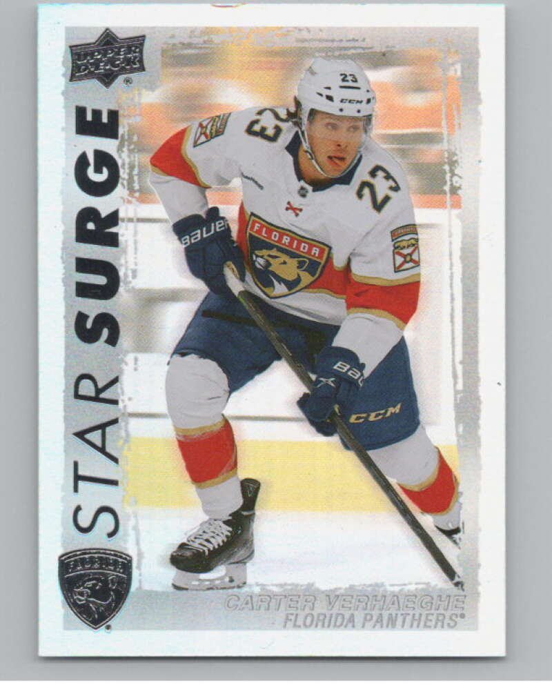 2023-24 Upper Deck Star Surge #SS-24 Carter Verhaeghe  Florida Panthers  V102250 Image 1