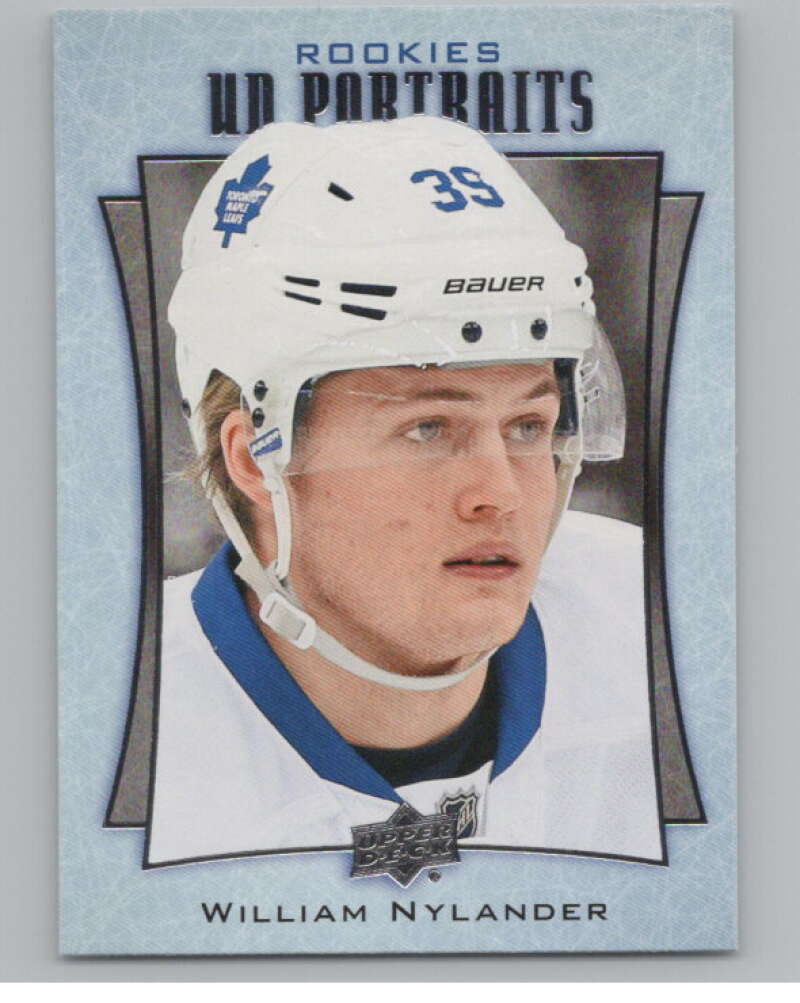 2016-17 Upper Deck UD Portraits #P-57 William Nylander Rookies Leafs  V102258 Image 1