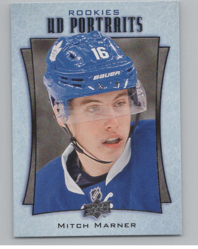 2016-17 Upper Deck UD Portraits #P-81 Mitch Marner  Toronto Maple Leafs  V102259 Image 1