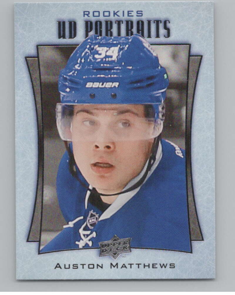 2016-17 Upper Deck UD Portraits #P-110 Auston Matthews Maple Leafs  V102260 Image 1