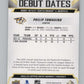 2022-23 Upper Deck Debut Dates #DD-1 Philip Tomasino Predators  V102261 Image 2