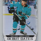 2022-23 Upper Deck Debut Dates #DD-10 Jonathan Dahlen  San Jose Sharks  V102265 Image 1