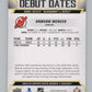 2022-23 Upper Deck Debut Dates #DD-22 Dawson Mercer  New Jersey Devils  V102271 Image 2