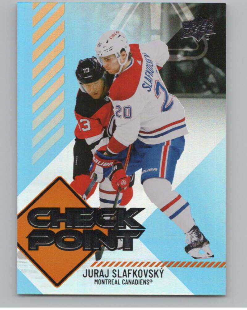 2024-25 Upper Deck Checkpoint #CP-8 Juraj Slafkovsky  Montreal Canadiens  V102285 Image 1