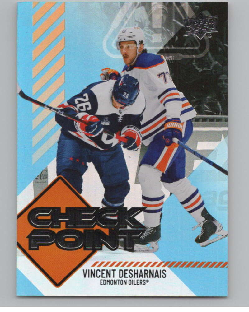 2024-25 Upper Deck Checkpoint #CP-12 Vincent Desharnais  Edmonton Oilers  V102287 Image 1