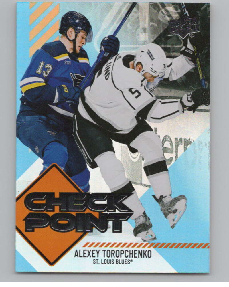 2024-25 Upper Deck Checkpoint #CP-13 Alexey Toropchenko  St. Louis Blues  V102288 Image 1