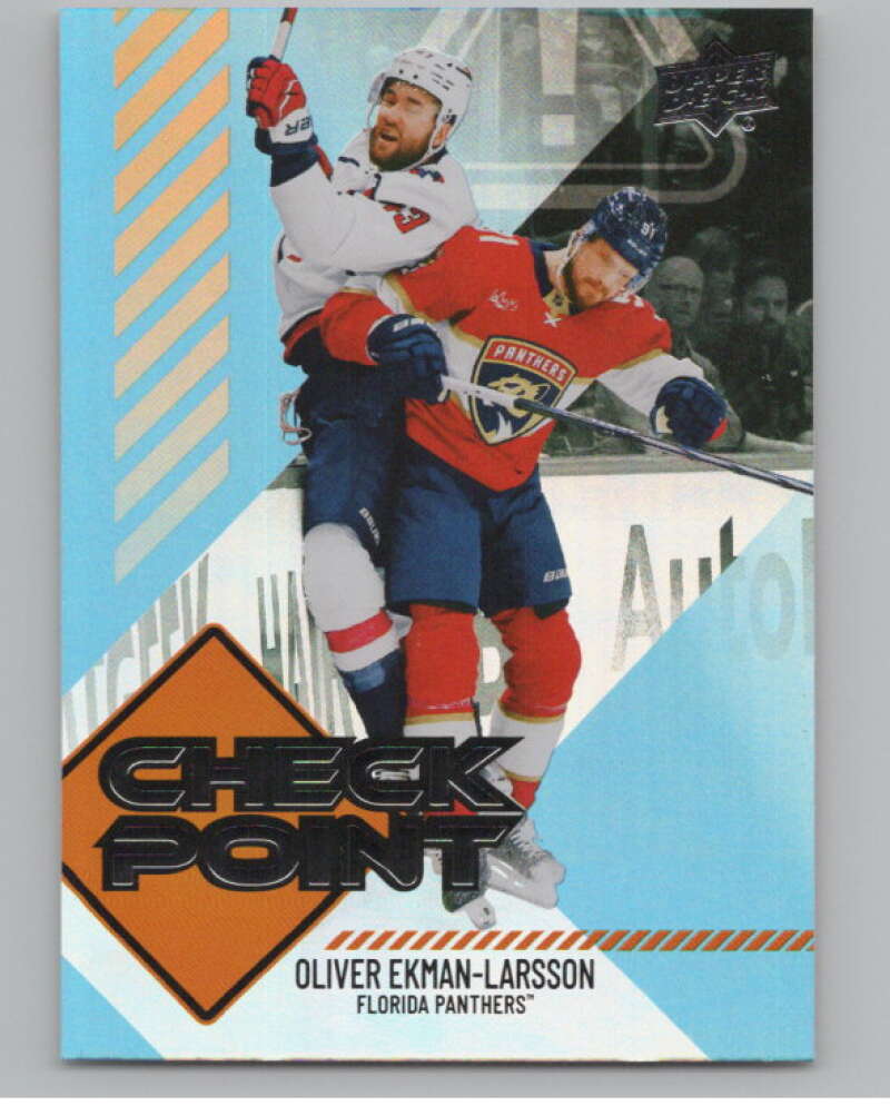 2024-25 Upper Deck Checkpoint #CP-22 Oliver Ekman-Larsson Panthers  V102297 Image 1