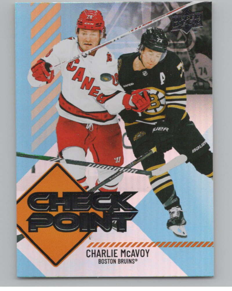 2024-25 Upper Deck Checkpoint #CP-23 Charlie McAvoy  Boston Bruins  V102298 Image 1