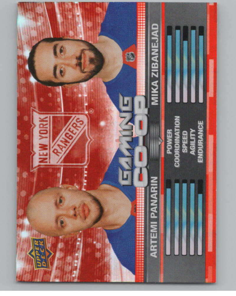 2024-25 Upper Deck Gaming Co-Op #CGO-13 Artemi Panarin/Mika Zibanejad  V102311 Image 1