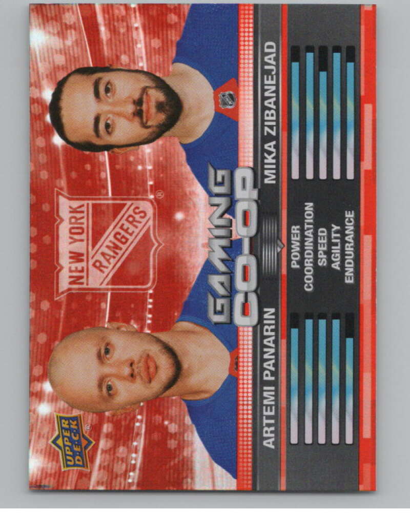 2024-25 Upper Deck Gaming Co-Op #CGO-13 Artemi Panarin/Mika Zibanejad  V102312 Image 1