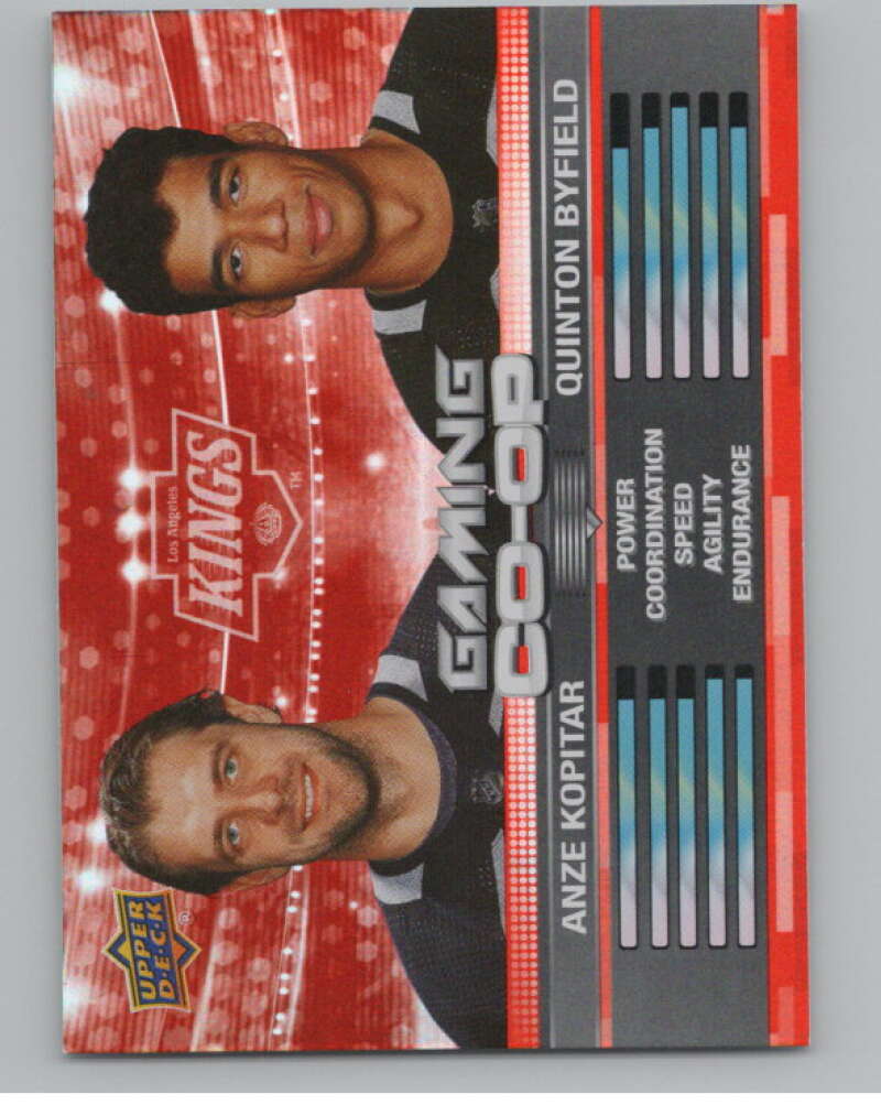 2024-25 Upper Deck Gaming Co-Op #CGO-18 Anze Kopitar/Quinton Byfield  V102315 Image 1