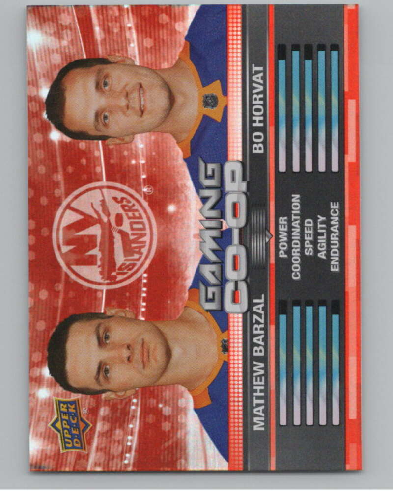 2024-25 Upper Deck Gaming Co-Op #CGO-21 Mathew Barzal/Bo Horvat  V102316 Image 1