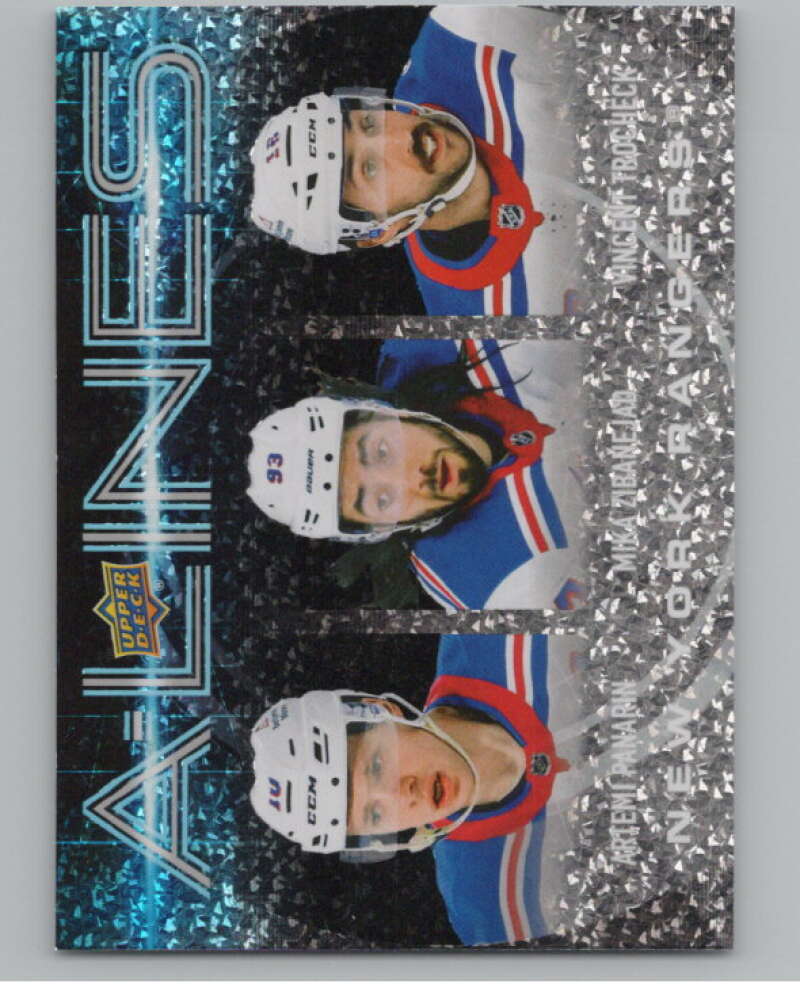 2024-25 Upper Deck A-Lines #AL-20 Artemi Panarin/Mika Zibanejad/Trocheck  V102322 Image 1
