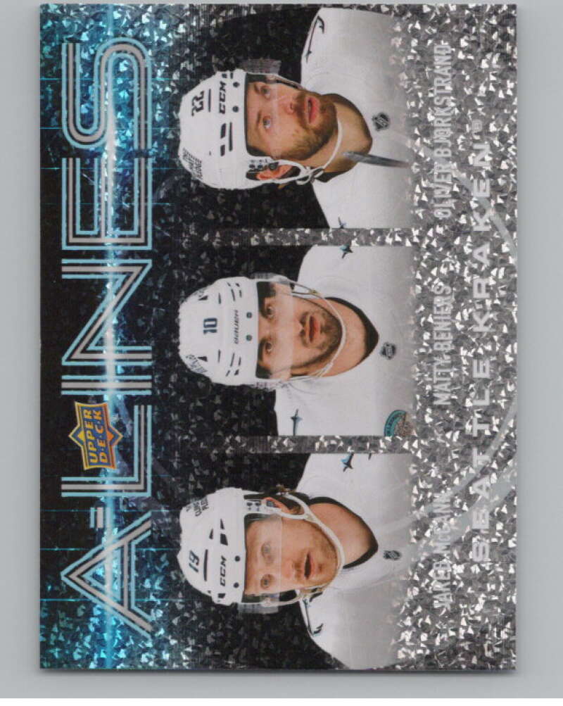 2024-25 Upper Deck A-Lines #AL-25 Jared McCann/Matty Beniers/Bjorkstrand  V102323 Image 1