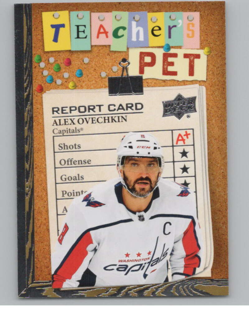 2023-24 Upper Deck Teachers Pet #TP-1 Alex Ovechkin  Washington Capitals  V102326 Image 1