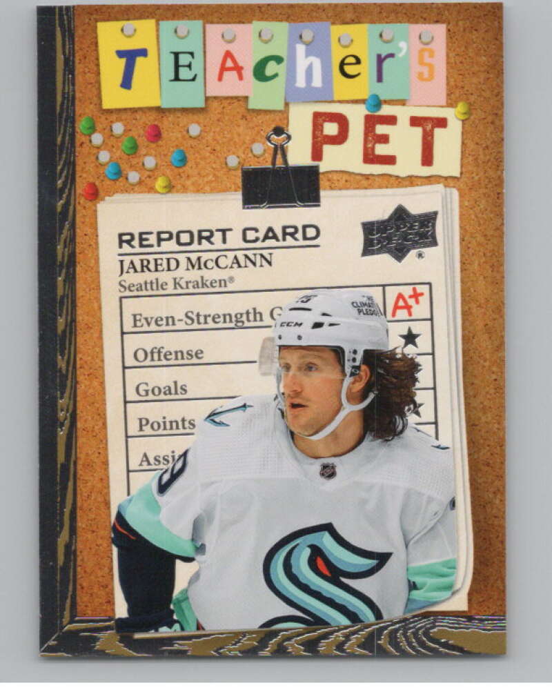 2023-24 Upper Deck Teachers Pet #TP-2 Jared McCann  Seattle Kraken  V102327 Image 1
