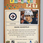 2023-24 Upper Deck Teachers Pet #TP-4 Mark Scheifele  Winnipeg Jets  V102328 Image 2