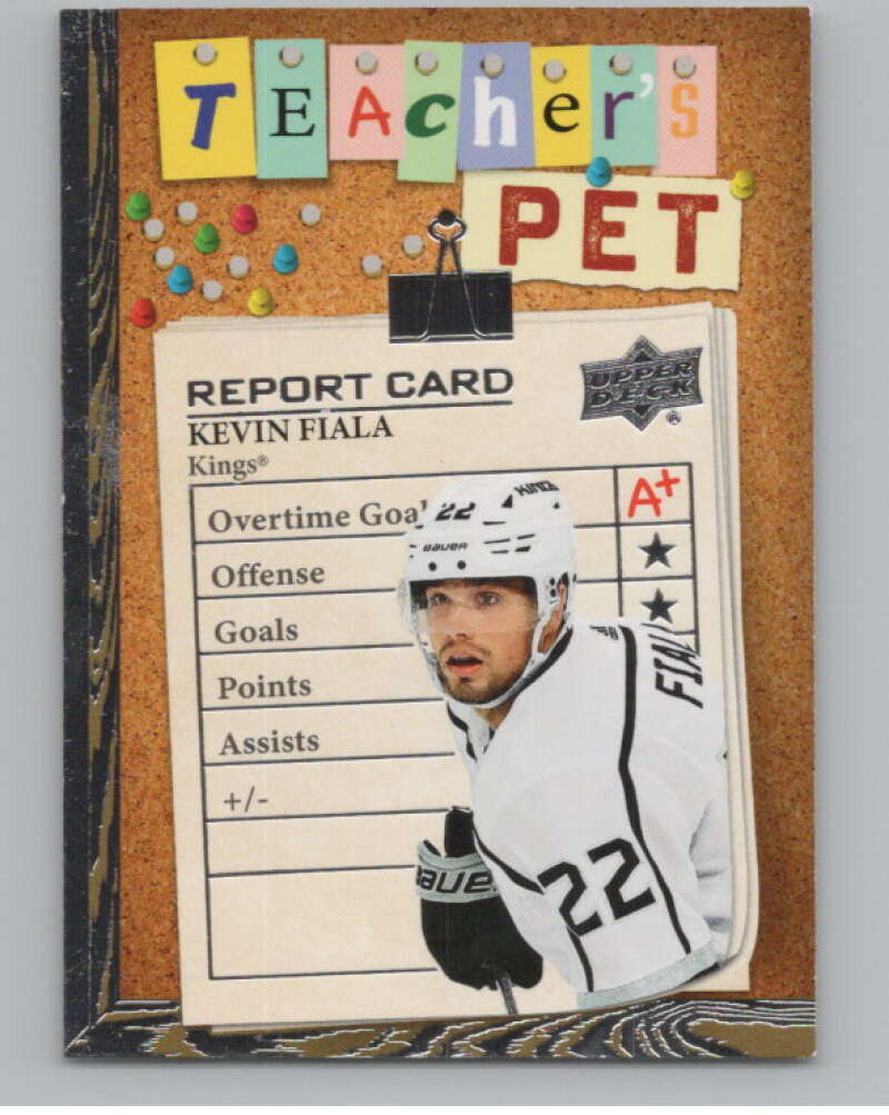 2023-24 Upper Deck Teachers Pet #TP-12 Kevin Fiala  Los Angeles Kings  V102331 Image 1