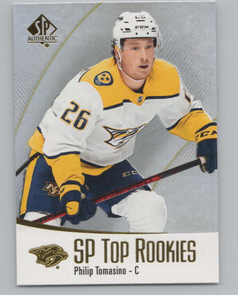 2021-22 SP Authentic Top Rookies #TR-15 Philip Tomasino Predators  V102342 Image 1