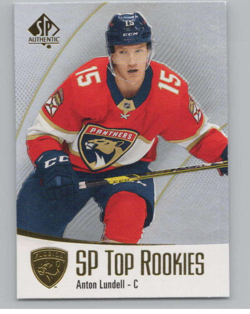 2021-22 SP Authentic Top Rookies #TR-18 Anton Lundell Panthers  V102344 Image 1