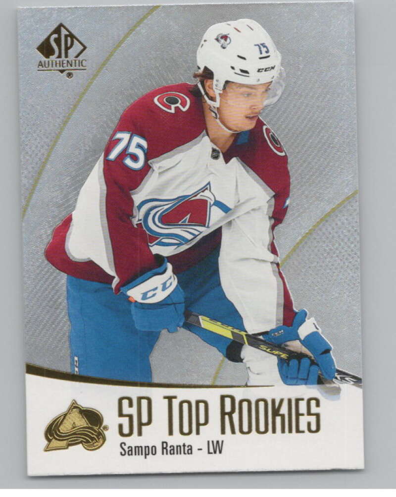2021-22 SP Authentic Top Rookies #TR-19 Sampo Ranta Avalanche  V102345 Image 1