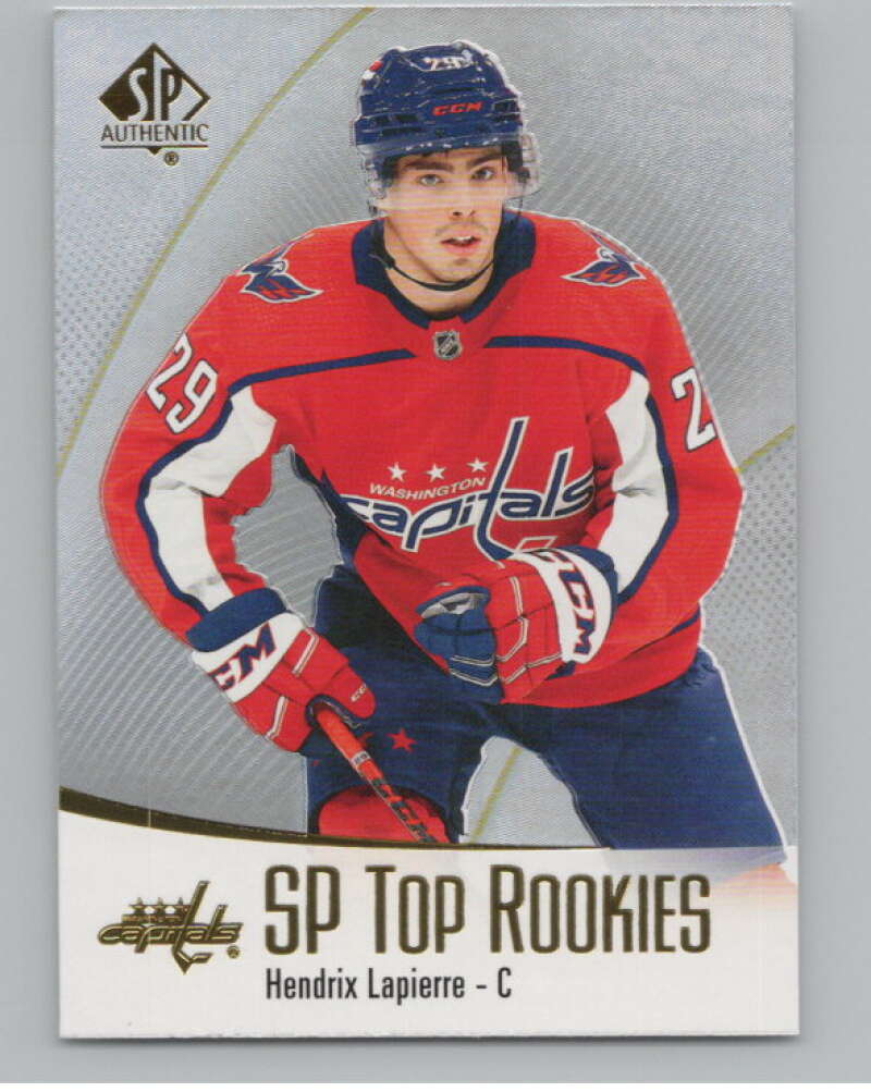 2021-22 SP Authentic Top Rookies #TR-26 Hendrix Lapierre Capitals  V102349 Image 1