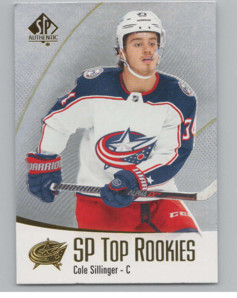 2021-22 SP Authentic Top Rookies #TR-32 Cole Sillinger Jackets  V102355 Image 1