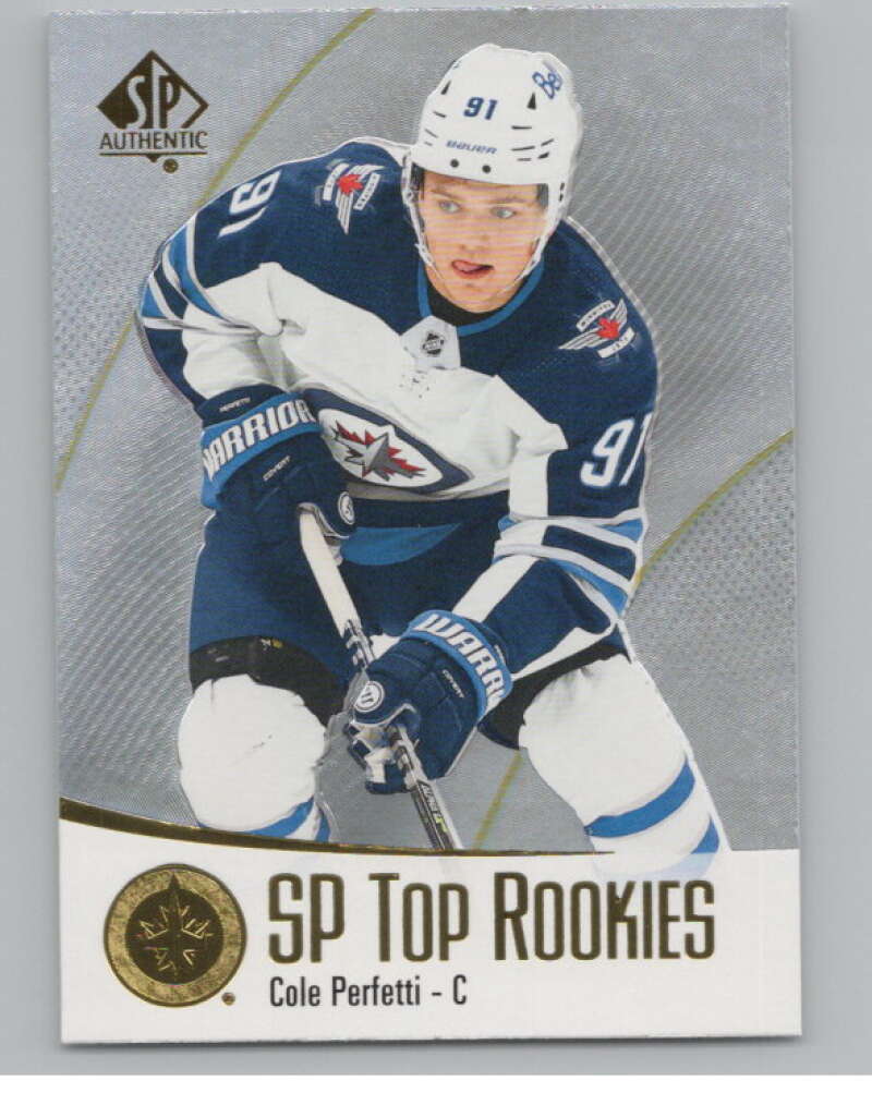 2021-22 SP Authentic Top Rookies #TR-33 Cole Perfetti  Winnipeg Jets  V102356 Image 1