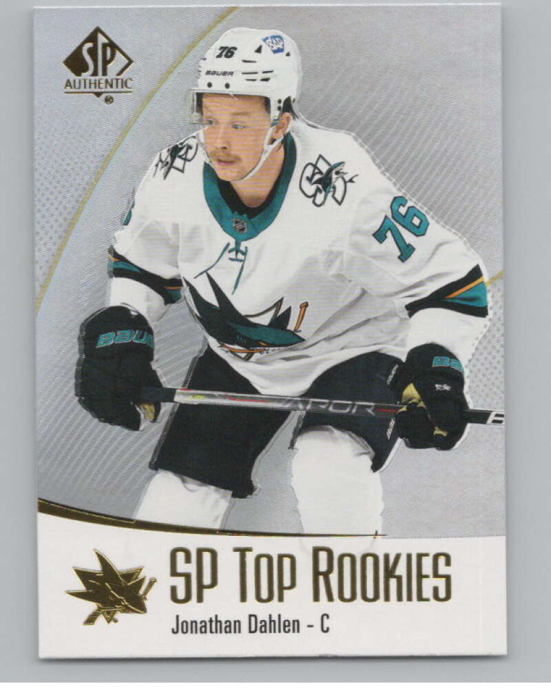 2021-22 SP Authentic Top Rookies #TR-34 Jonathan Dahlen Sharks  V102357 Image 1