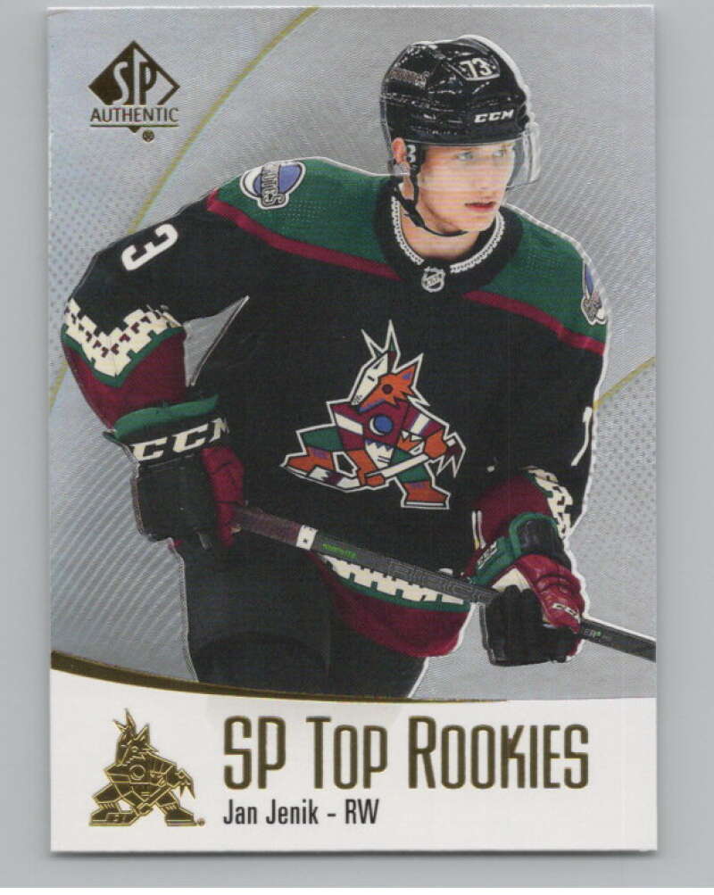 2021-22 SP Authentic Top Rookies #TR-42 Jan Jenik  Arizona Coyotes  V102363 Image 1