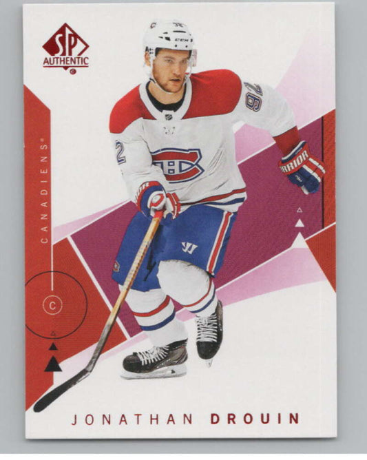 2018-19 SP Authentic Limited Red #13 Jonathan Drouin   V102374 Image 1