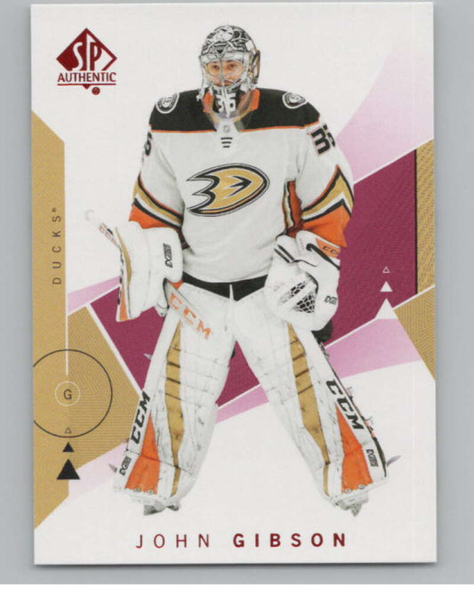 2018-19 SP Authentic Limited Red #22 John Gibson   V102381 Image 1