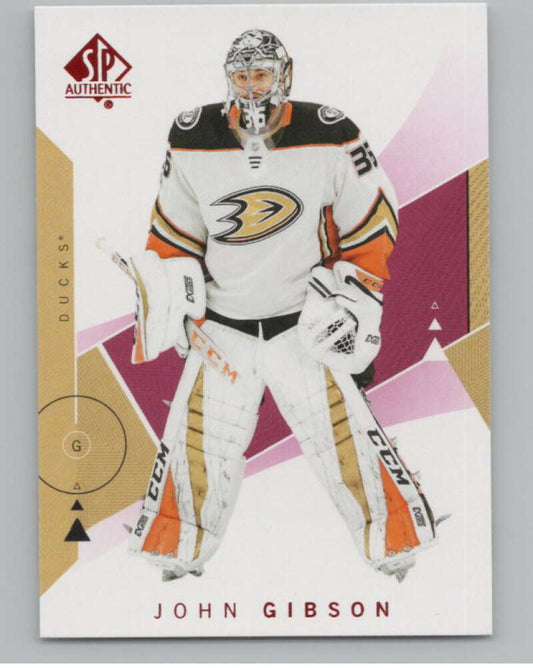 2018-19 SP Authentic Limited Red #22 John Gibson   V102382 Image 1