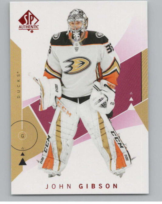 2018-19 SP Authentic Limited Red #22 John Gibson   V102383 Image 1