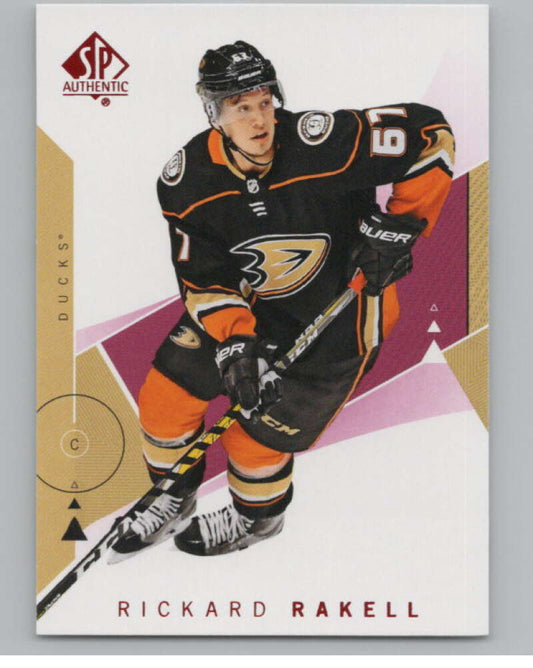 2018-19 SP Authentic Limited Red #58 Rickard Rakell   V102402 Image 1