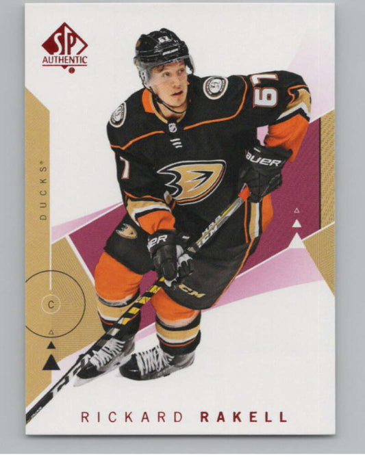 2018-19 SP Authentic Limited Red #58 Rickard Rakell   V102403 Image 1