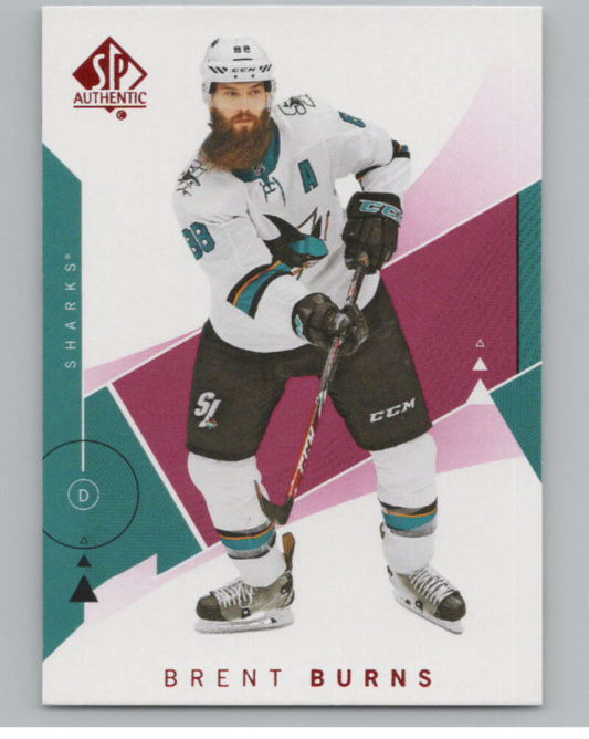 2018-19 SP Authentic Limited Red #74 Brent Burns   V102405 Image 1