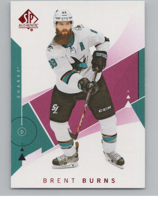 2018-19 SP Authentic Limited Red #74 Brent Burns   V102406 Image 1