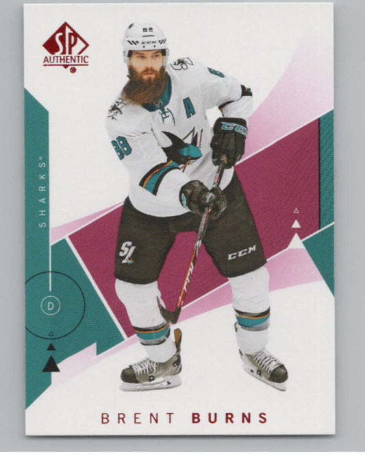 2018-19 SP Authentic Limited Red #74 Brent Burns   V102407 Image 1