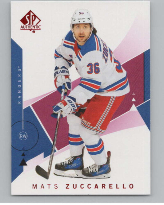 2018-19 SP Authentic Limited Red #92 Mats Zuccarello   V102413 Image 1