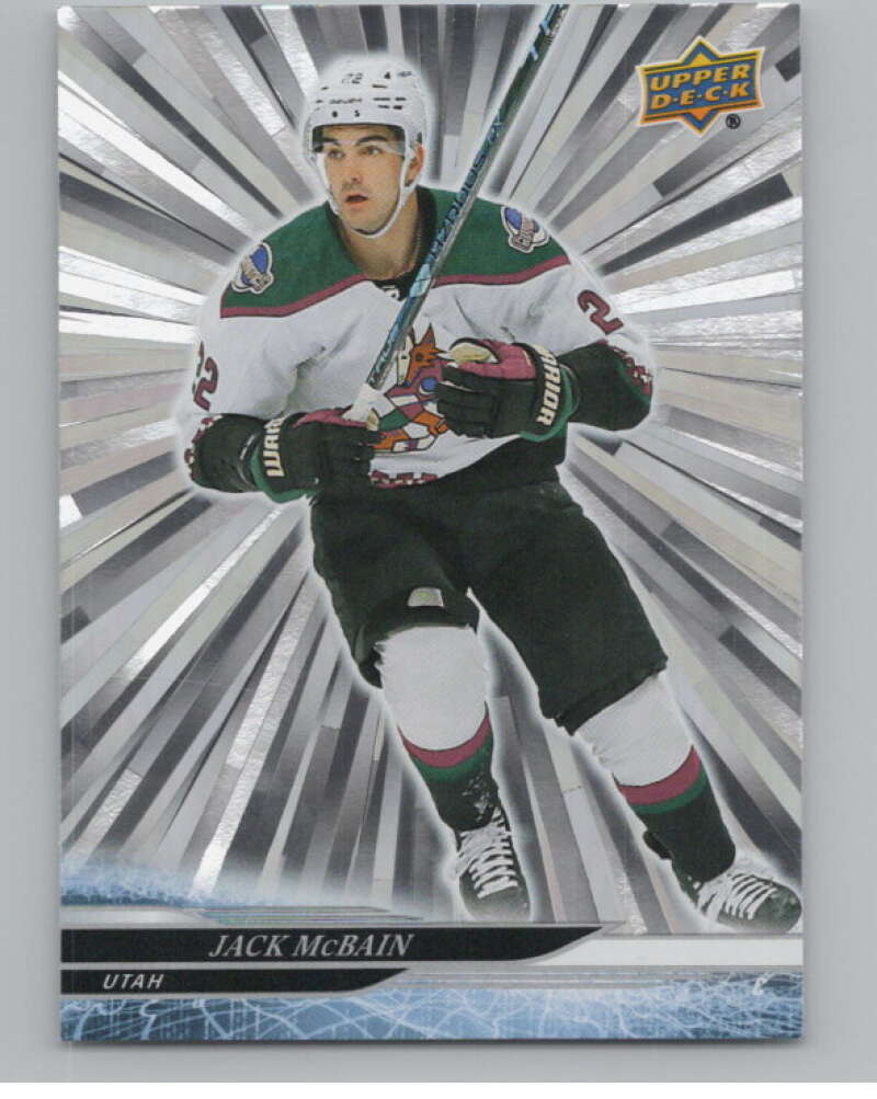2024-25 Upper Deck Outburst Silver #13 Jack McBain Arizona Coyotes  V102415 Image 1