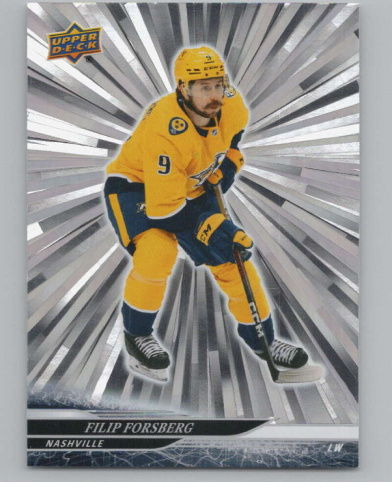 2024-25 Upper Deck Outburst Silver #348 Filip Forsberg Predators  V102417 Image 1