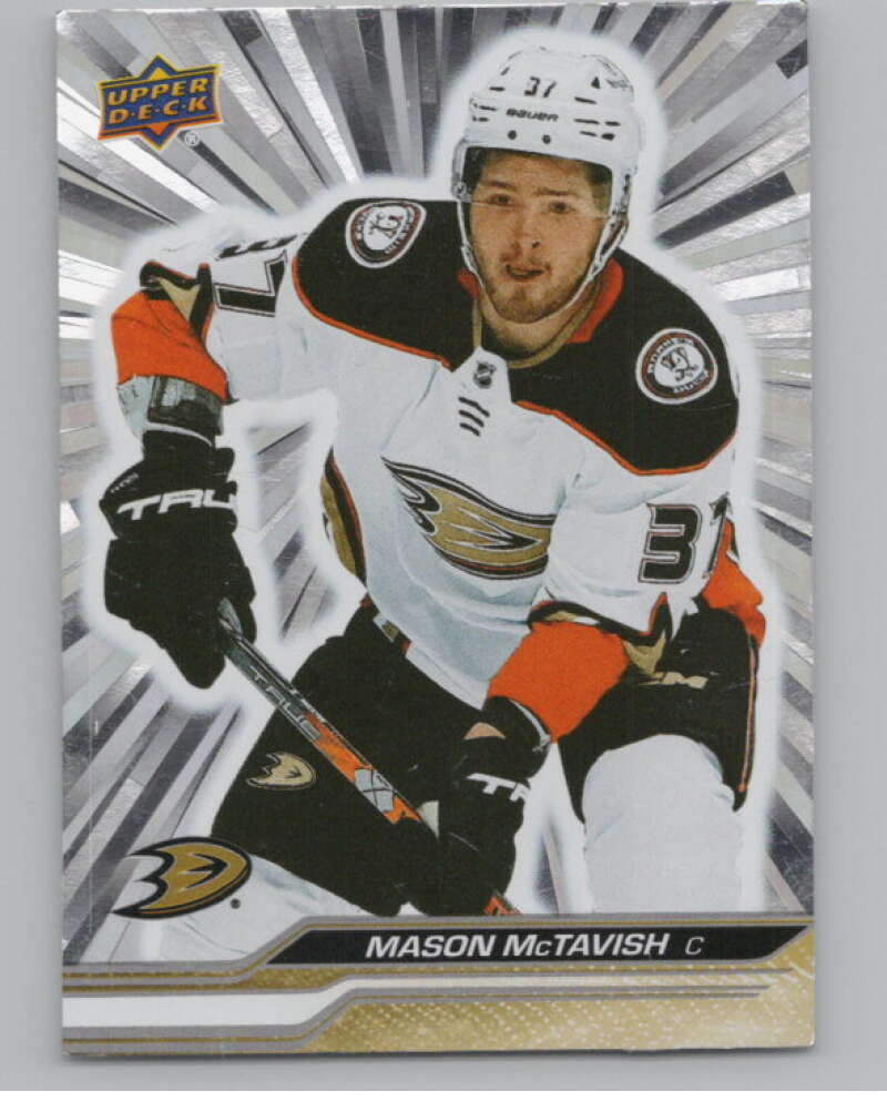 2023-24 Upper Deck Outburst Silver #2 Mason McTavish  Anaheim Ducks  V102418 Image 1