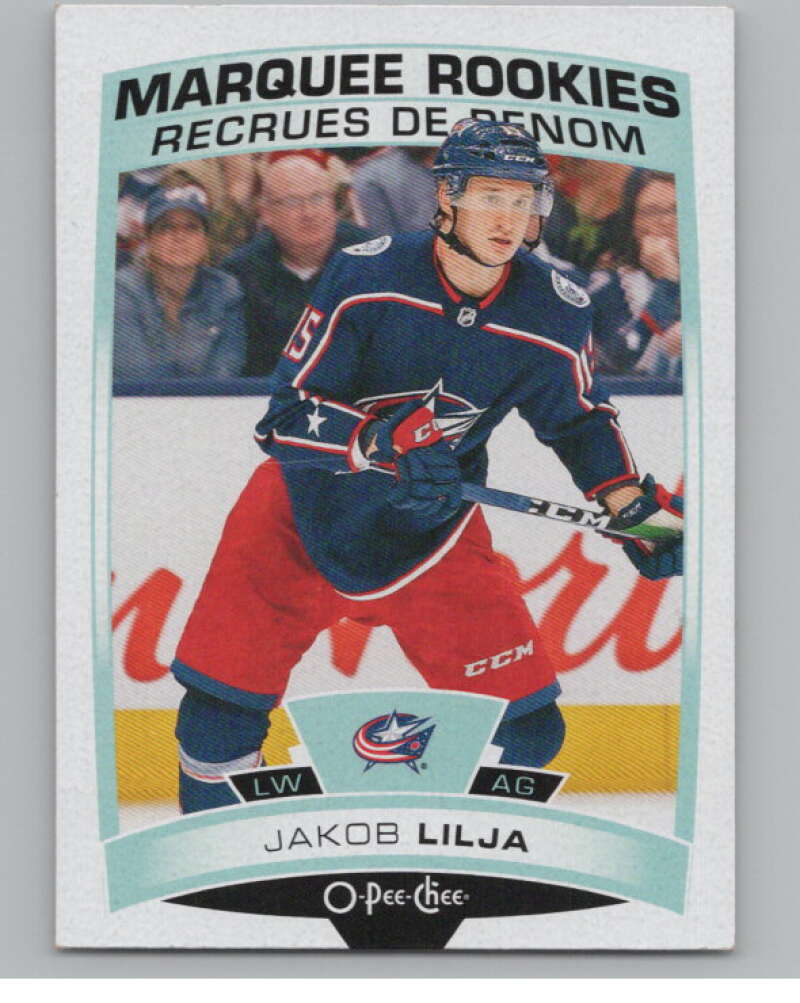 2019-20 O-Pee-Chee #637 Jakob Lilja  RC Rookie Columbus Blue Jackets  V102431 Image 1