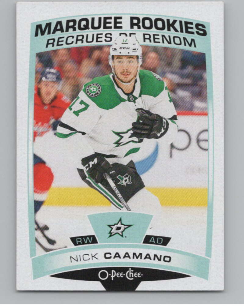 2019-20 O-Pee-Chee #639 Nick Caamano  RC Rookie Dallas Stars  V102434 Image 1